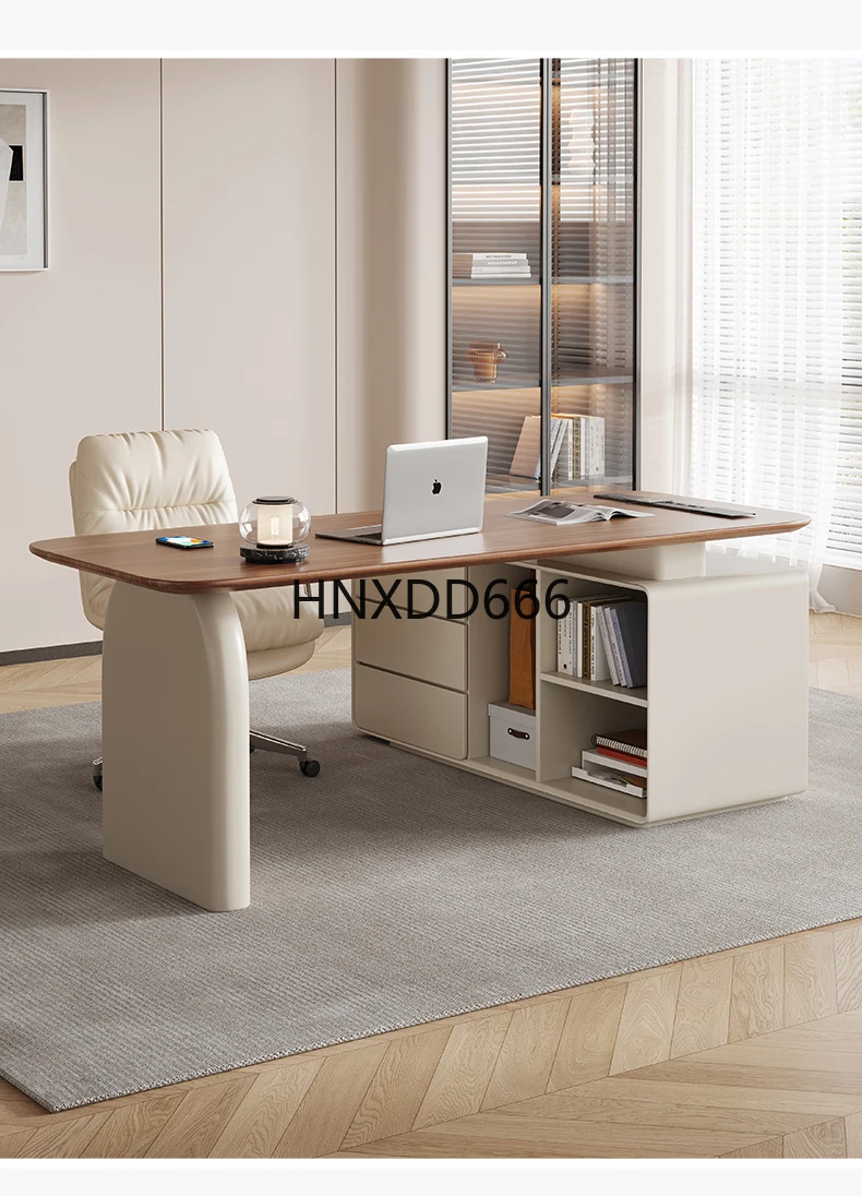 الرجعية المنزل دراسة الكتابة مكتب ركن طاولة الكمبيوتر محطة عمل نمط خمر لغرفة المعيشة غرفة نوم #5