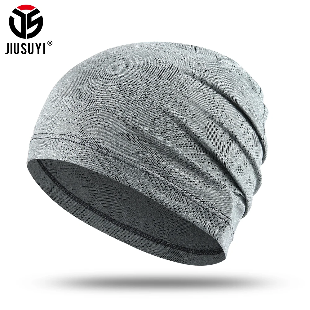 Outdoor Beanie Men Women Hat Summer Lightweight Thin Elastic Hip Hop Skullies Bonnet Hats Helmet Liner Mesh Breathable Sun Caps