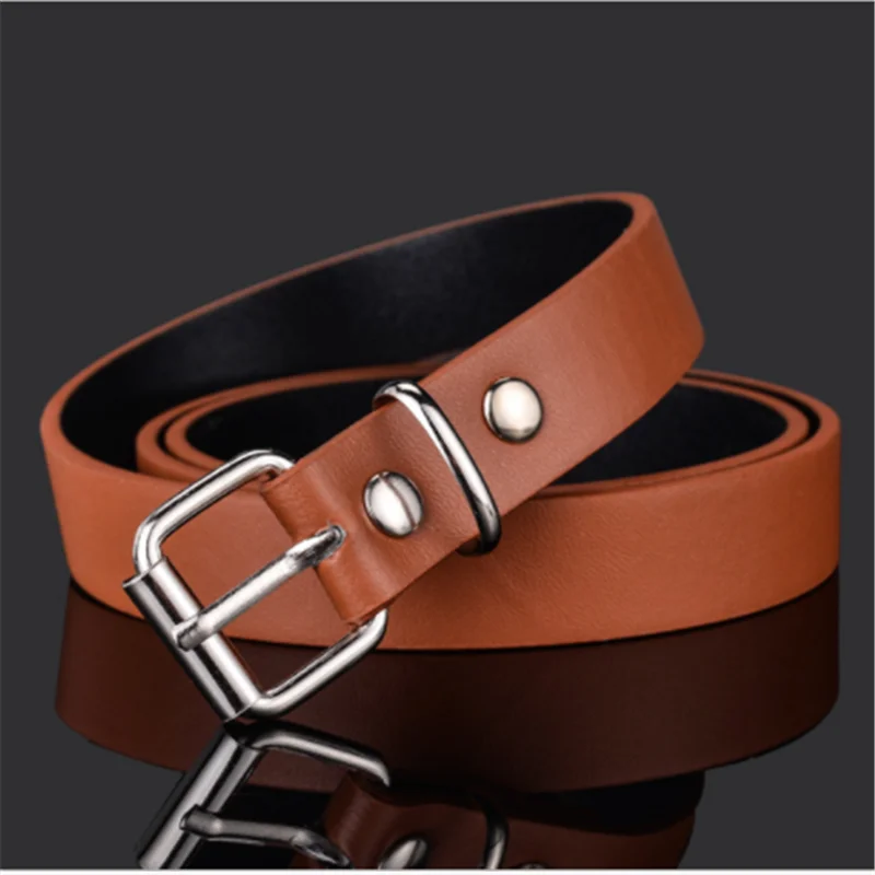 

New Children Belt Washed Belt 2023 Spring Casual Retro Pu Microfiber Leather Belt For Boys Girls Leather Belt Factory Direct