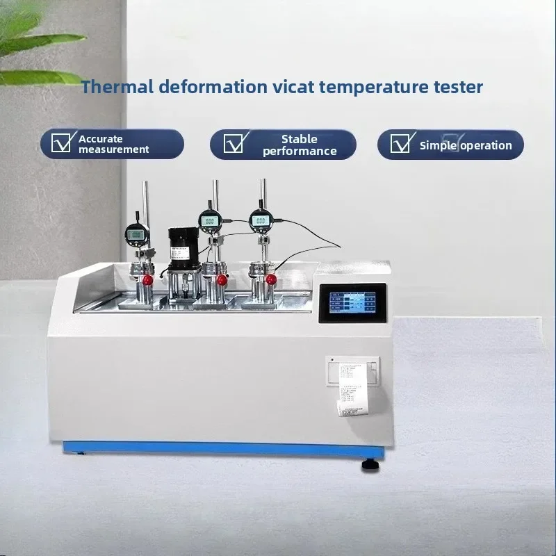 Plastic thermal deformation, point tester temperature test