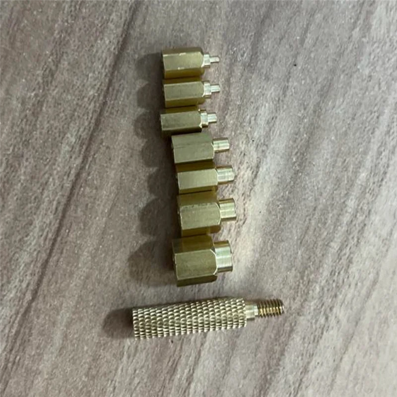 AA86 Inserto di Calore Dado Punta di Ferro M2-M8 Testa Filettatura In Ottone Hot Melt Dado Strumento di Inserimento di Calore Per Plastica Stampante 3D Saldatore Dur