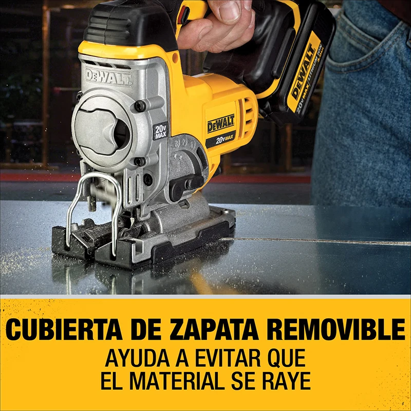 DEWALT DCS331 18V/20V MAX Jig Saw Rechargeable Wood Electric Scroll Saws 3000SPM Linear Curve Cutting Saws Tool Only