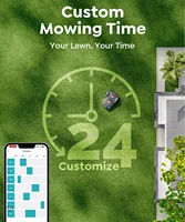 Robot Lawnmower Garden Without Perimeter Cable Wire, App Control, Visual Sensor, Robotic Lawn Mower 1000sqm 4