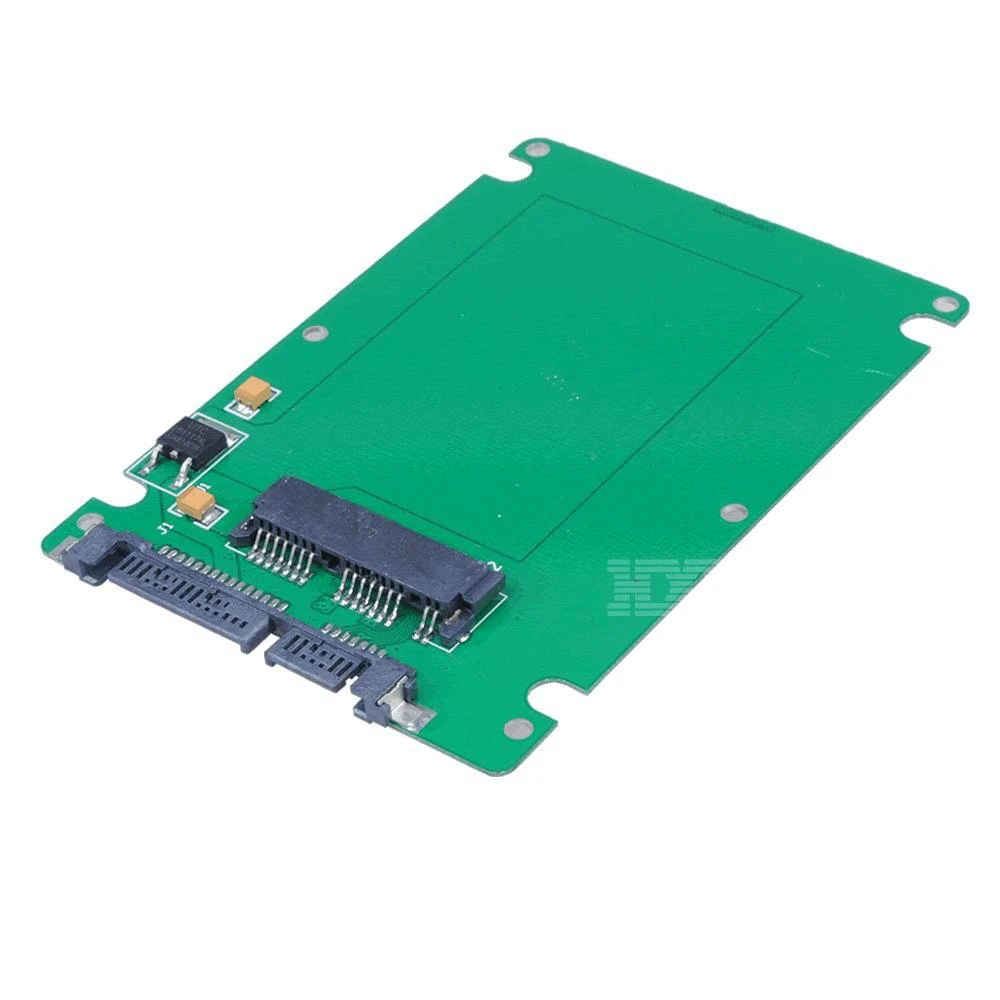 1.8 polegada micro sata 16 pinos ssd para 2.5 "sata 22pin ssd adaptador conversor com caso de alta qualidade,