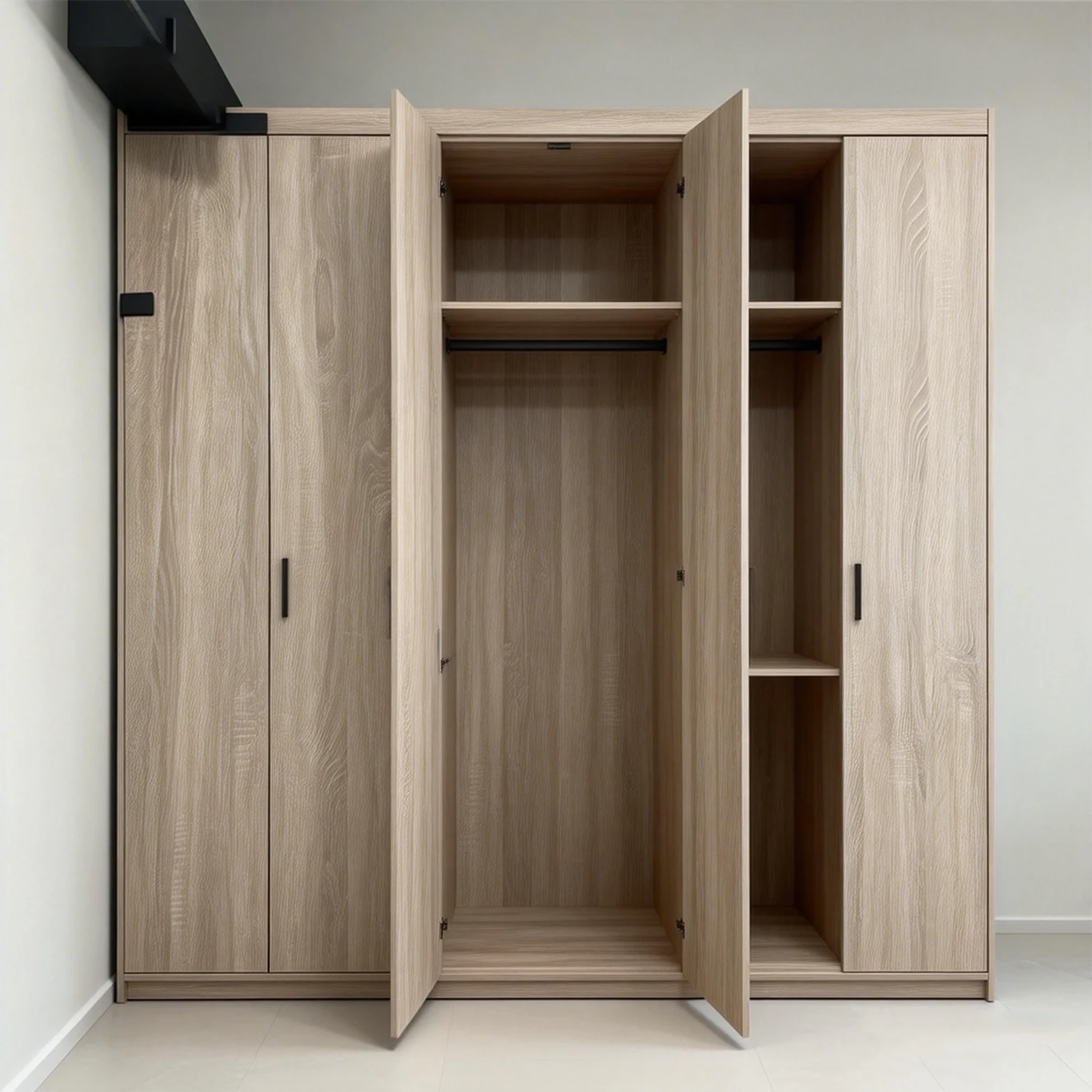 55CM Width Waterproof Self Adhesive Wood Grain Sticker Door Cabinet Desktop Modern Furniture Renovation Peel and Stick Wallpaper