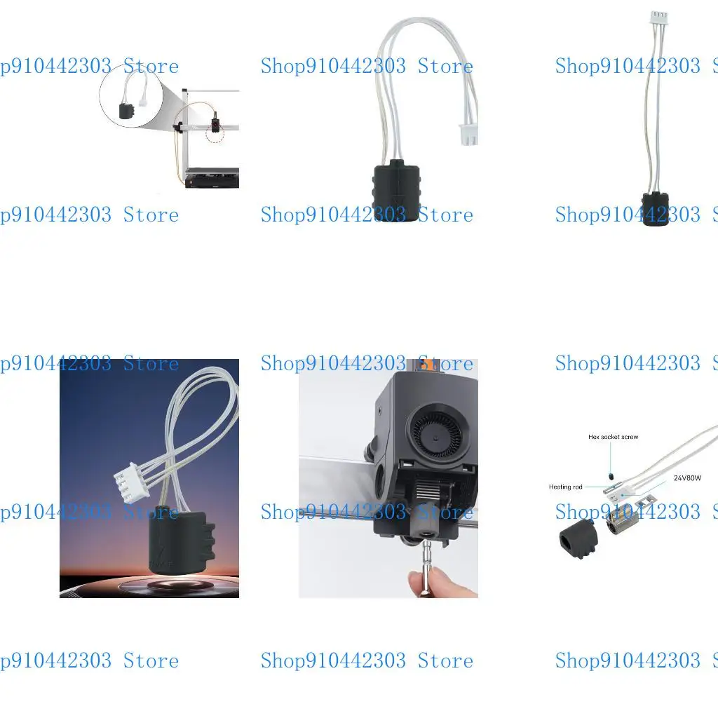 L4MD Modular Hotend Heating Assembly For 3D Printer Printers Optimized Temperature