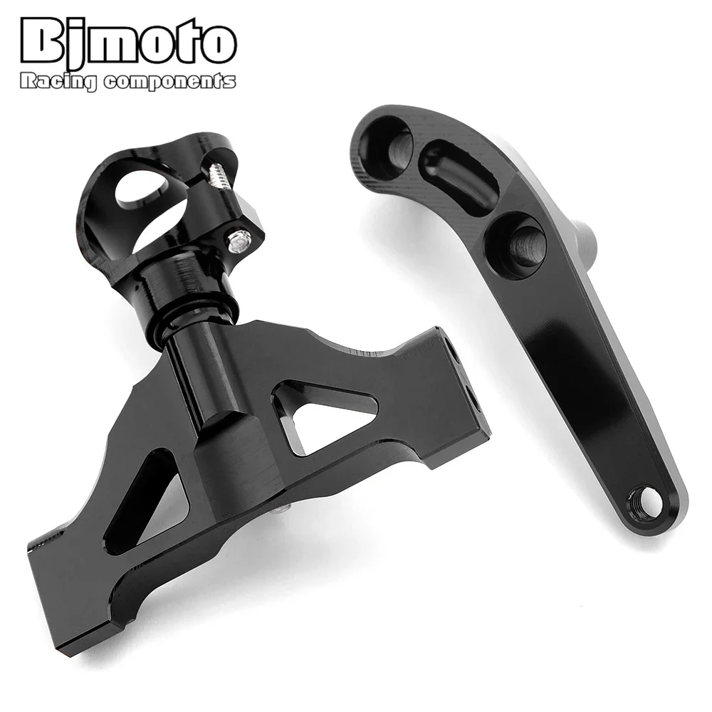 CNC Aluminum Motorcycle Shock Absorber Direction Damping Bracket For Kawasaki zzr1400 zx14 2006 - 2016 Steering Damper Mount