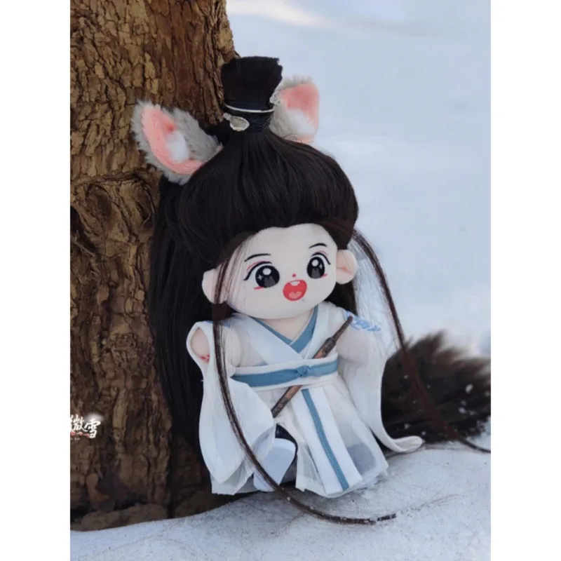 

Mo Dao Zu Shi Cosplay Wei Wuxian Doll Cloth Xiao Xianxian High-Temperature Fiber 22cm Xiao Zhan Cotton Doll Cloth Ancient Style