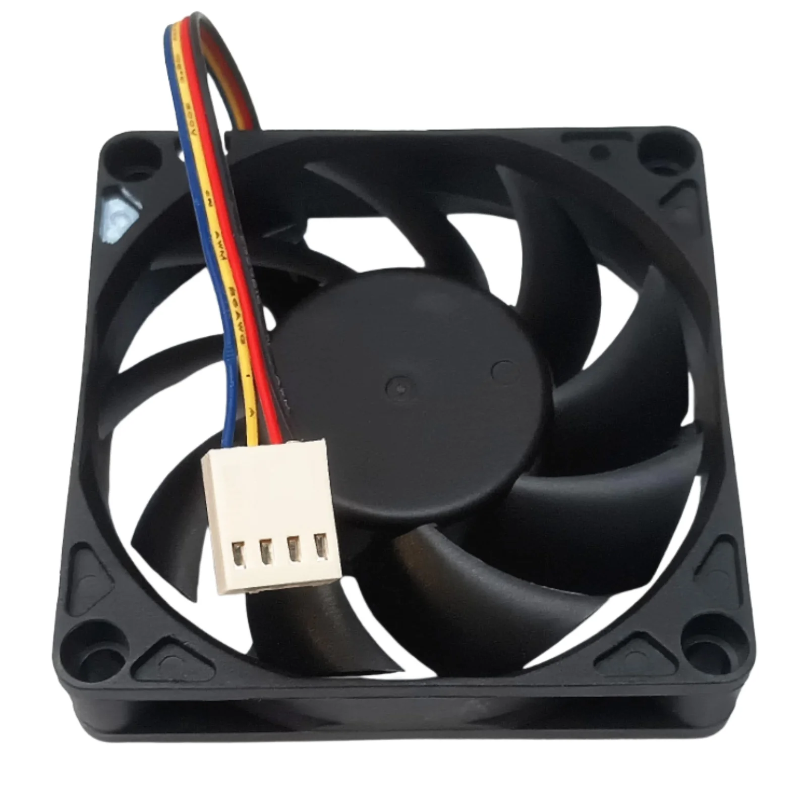 70mm 7015 방열판 CPU 쿨러 팬 (EVERFLOW R127015SM 7015 7CM PWM 쿨링 팬, 12V 0.15A 유압 베어링 저소음 슬림형)