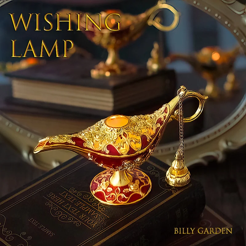 Wishing Aladdin Magic Lamp Aromatherapy Candle Box For Friends, Photo Decoration Creative Birthday Graduation Companion Gift