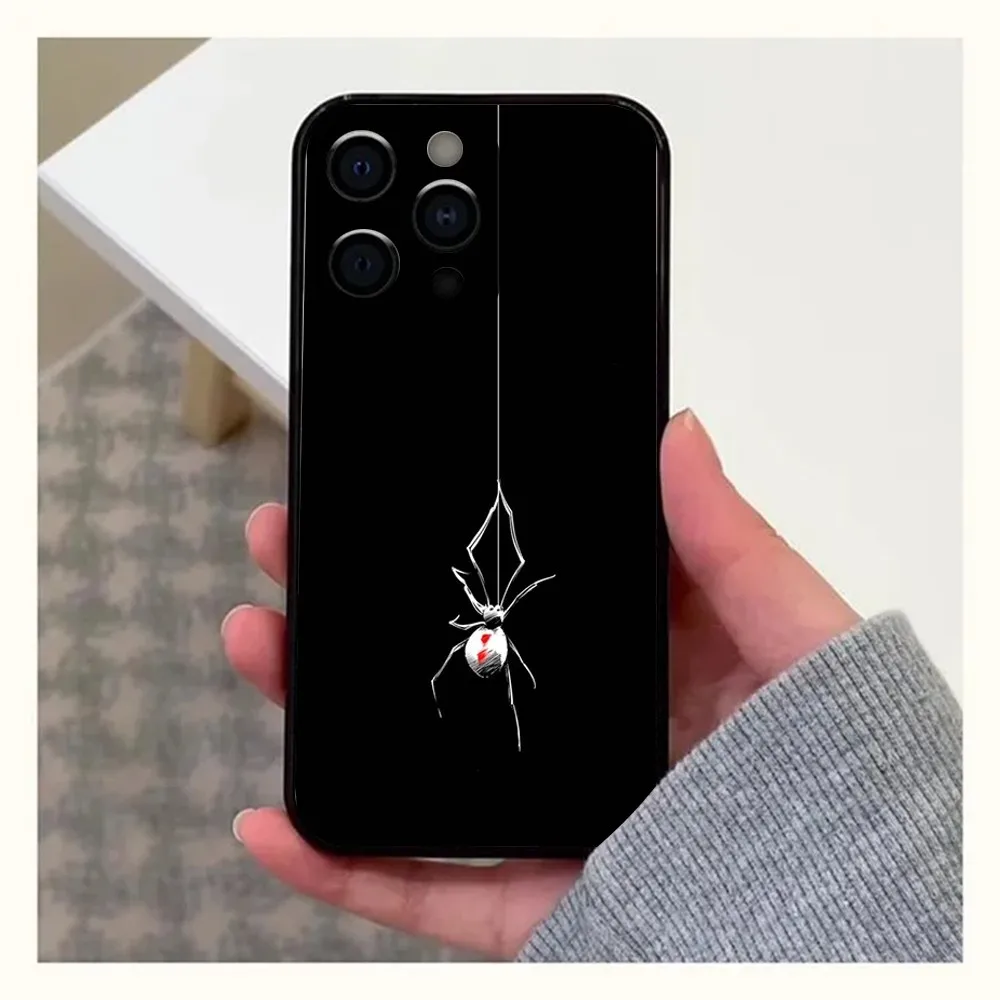Cool Scorpion Spider Phone Case For Apple iPhone 15,14,13,12,11,Pro,X,XS,Max,XR,Plus,Mini Soft Black Cover image 6
