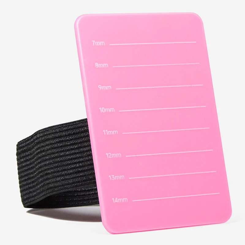 الاكريليك رمش تمديد المنظم البليت كاذبة لاش حامل بلاط لوحة رمش حامل مع حزام الكسب غير المشروع لاش مقياس أدوات #6