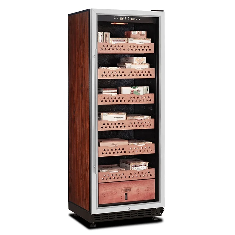 

Компрессорный охладитель для сигар, шкаф-хьюмидор с регулируемой влажностью, напольный хьюмидор для сигар
