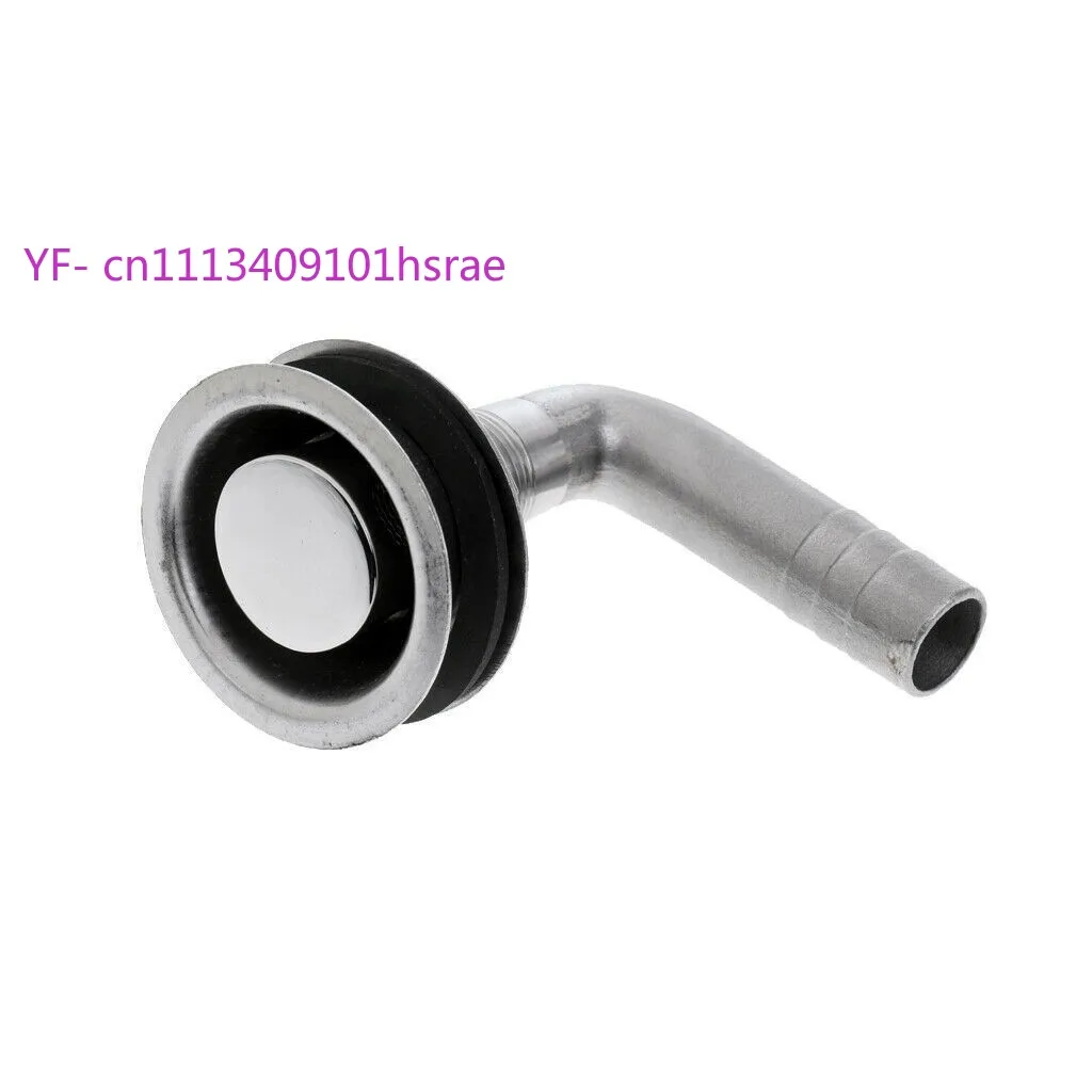 5/8 Inch Stainless Steel Thin Elbow Ventilation Port 90 Degree Marine Yacht RV Fuel Water Tank Vent Hardware Accessories