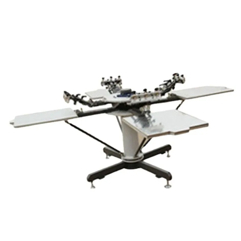 clothing multi-color printing machine Guangzhou four-color screen printing machine multi-color screen printing machine