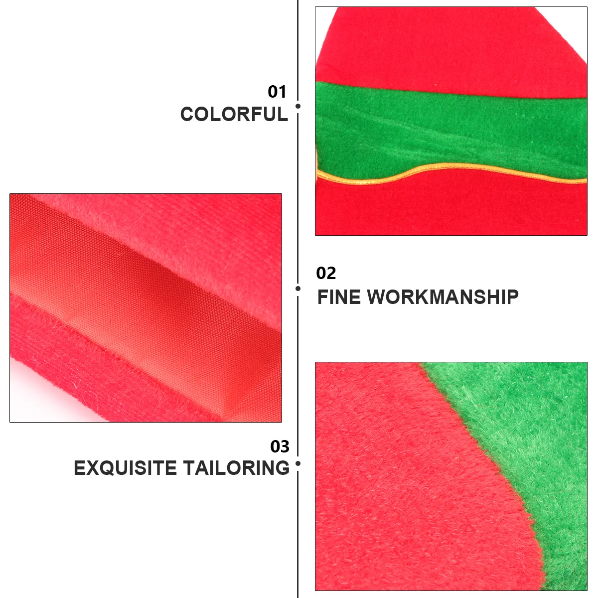 

1pc Adorable Christmas Elf Hat Party Headdress Cosplay Accessory Lightweight Comfortable Photo Prop Holiday Costume Event Decor