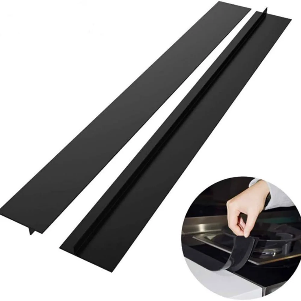 YITAPE Protetor de Silicone para Frestas de Fogão e Bancada, Resistente ao Calor, Vedação Universal em T para Forno, Protetor de Derramamento para Cozinha 25 30 Polegadas