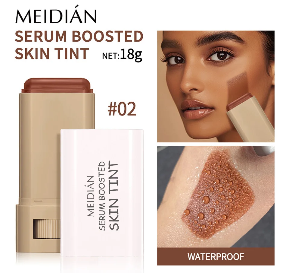 防水性と持続性のある温度変化ファンデーション メイクアップ クリーム スティック ラスター モイスチャー コンシーラー モイスチャライジング リキッドファンデーション