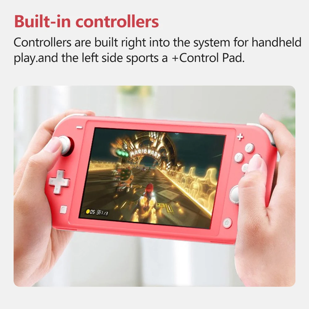 Przenośna konsola do gier Nintendo Switch Lite 275g Lekka i przenośna Wbudowany kontroler Joy Con Opcja wielu kolorów