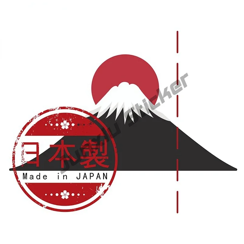 Made In Japan Car Stickers and Decal Japanese style Sticker for Window Decoration Waterproof Anti-scratch Car Accessories Decor