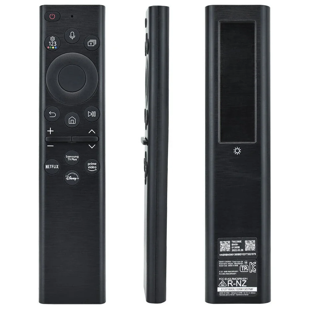 New BN59-01385B Rechargeable Solar Voice Remote Control For Samsung 2022 Smart TV Q60B Q70B Q80B QN85B QN90B QN95B QN800B