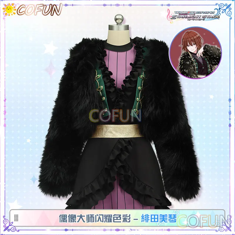 

COFUN [на заказ] игра IDOLM @ STER Aketa Mikoto Косплей Костюм Игровой Костюм Униформа Хэллоуин наряд для вечеринки