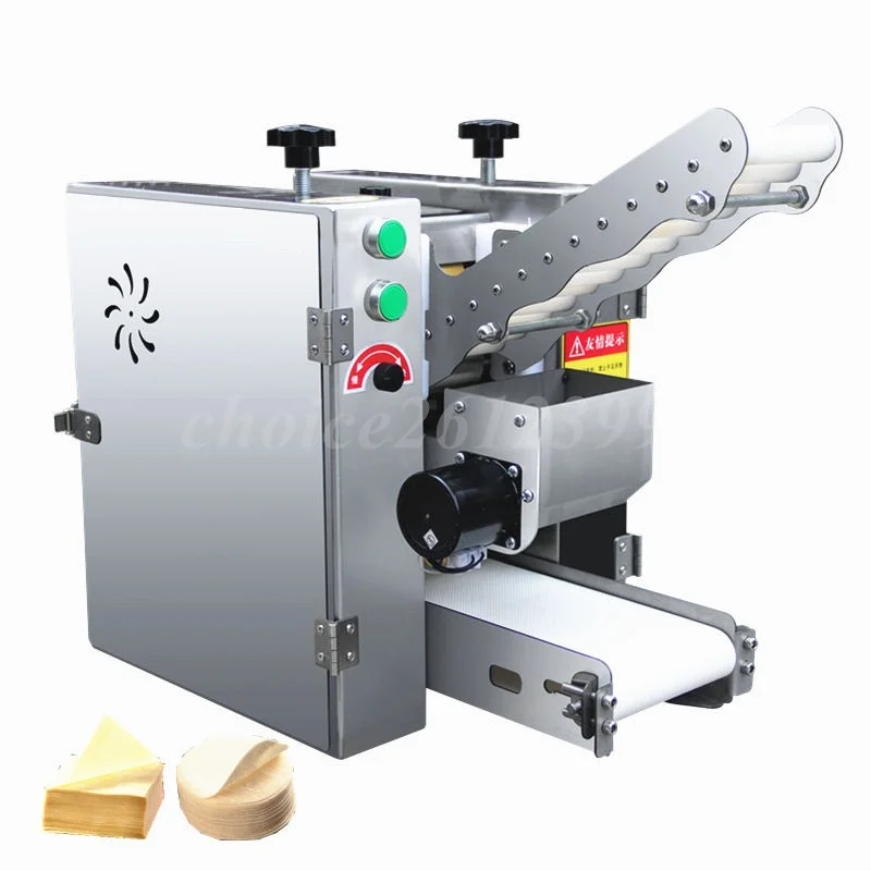 

Commercial Momo Siomai Gyoza Wonton Dumpling Skin Machine Fresh Dumpling Wrapper Machine Roti Chapati Wrapper Making Machine