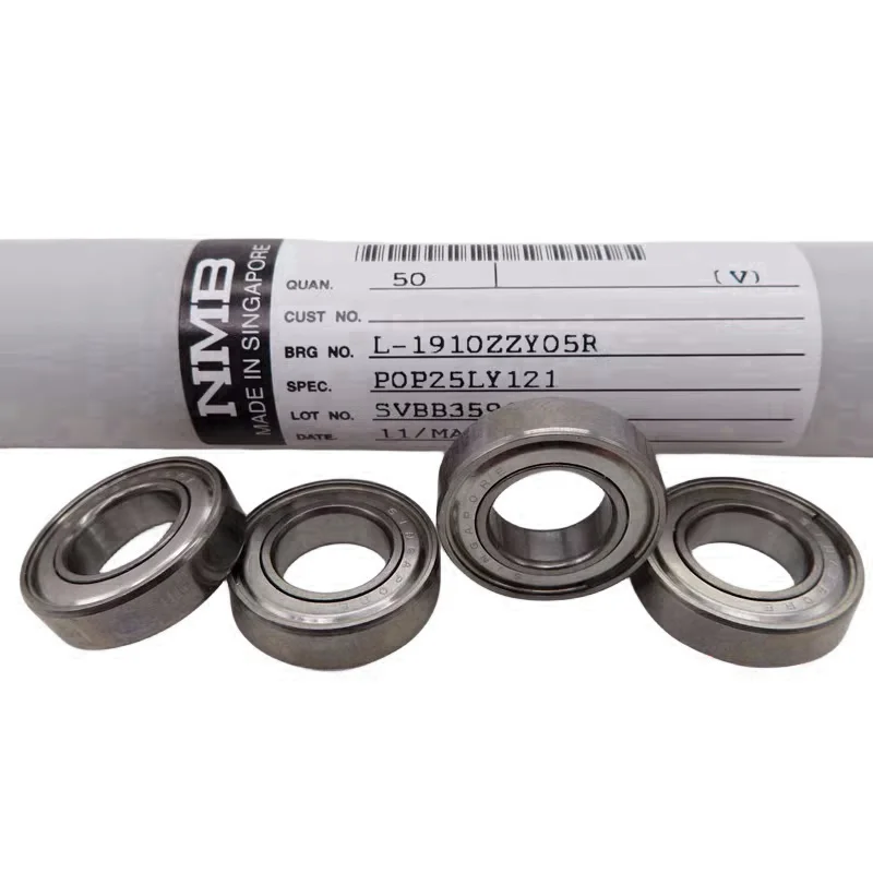 

original NMB high speed bearing L-1910ZZ 10*19*7mm 63800ZZ precision miniature ball bearings 1910 63800 10x19x7 mm