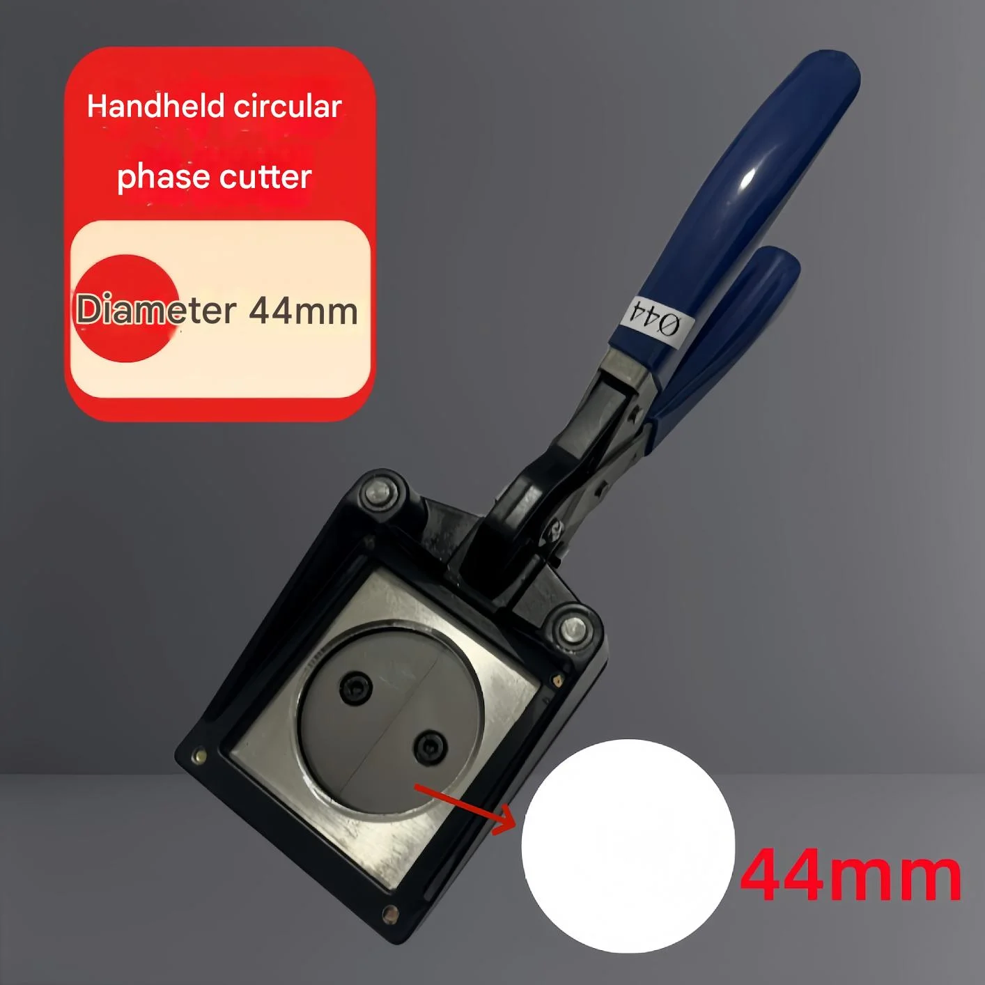 Handmatige ronde stansmachine 10mm-50mm, foto-snijder, stans voor papier, visitekaartjes, knutselwerk, doe-het-zelf projecten