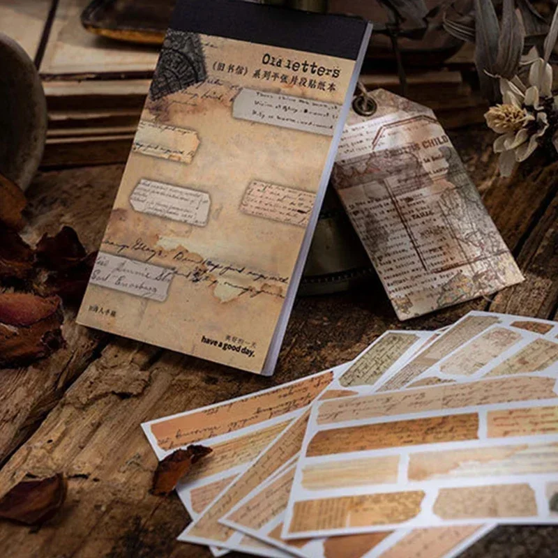 

20 шт., ностальгические журнальные декоративные принадлежности, наклейки, материал, растения, пазлы, альтернативная литература, школьная бумага, английский 16*9 см