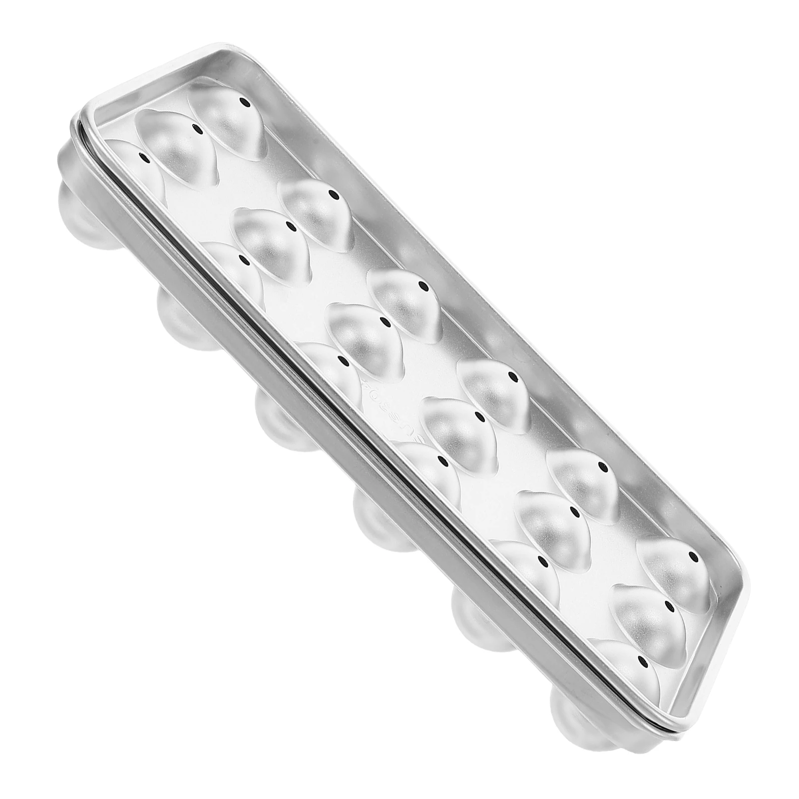 

Metal Ice Mold Stainless Steel Round Ice Ball Maker Tray Stackable Whiskey Cocktails Coffee Drink Freezer Drink Freezer Mold