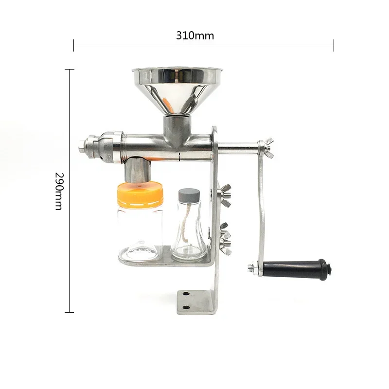 Manual Oil Press Machine Stainless Steel Hand-cranked  Press Household Small 304 Stainless Steel Olive Oil Peanut Juicer