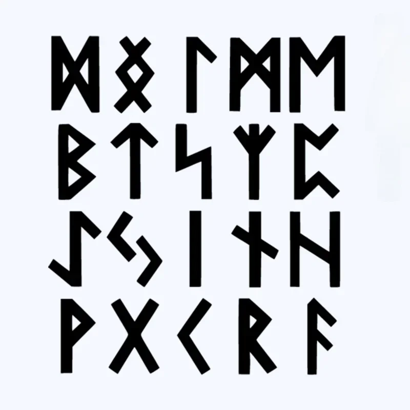 Slavic runes funny car sticker vinyl decal white/black car auto stickers for car bumper window15cm*17cm