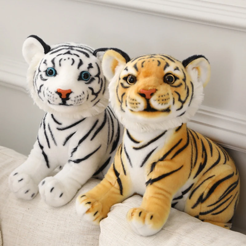 

Tiger Plush Toy Pillow Simulation Zodiac Tiger Rag Doll Children's Birthday Gift Boys and Girls