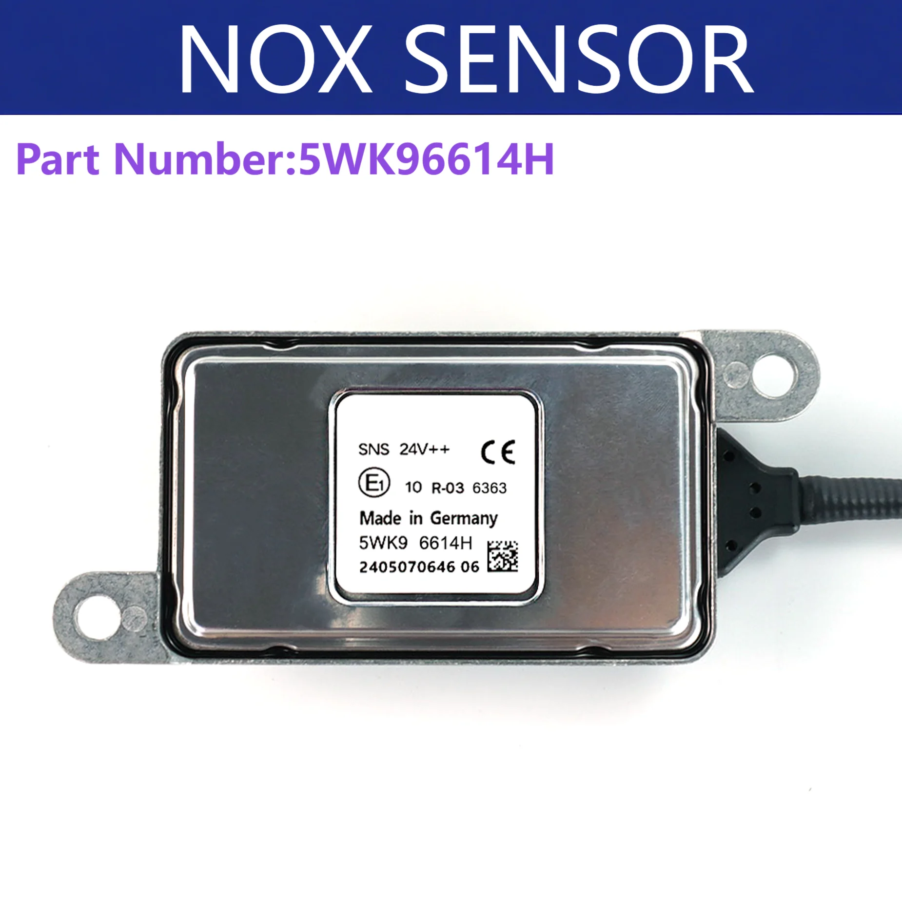 

5WK96614H New Nitrogen Oxide Sensor 5WK9 6614H NOx Sensor for Uninox Factory Direct Sales Truck Parts 24V