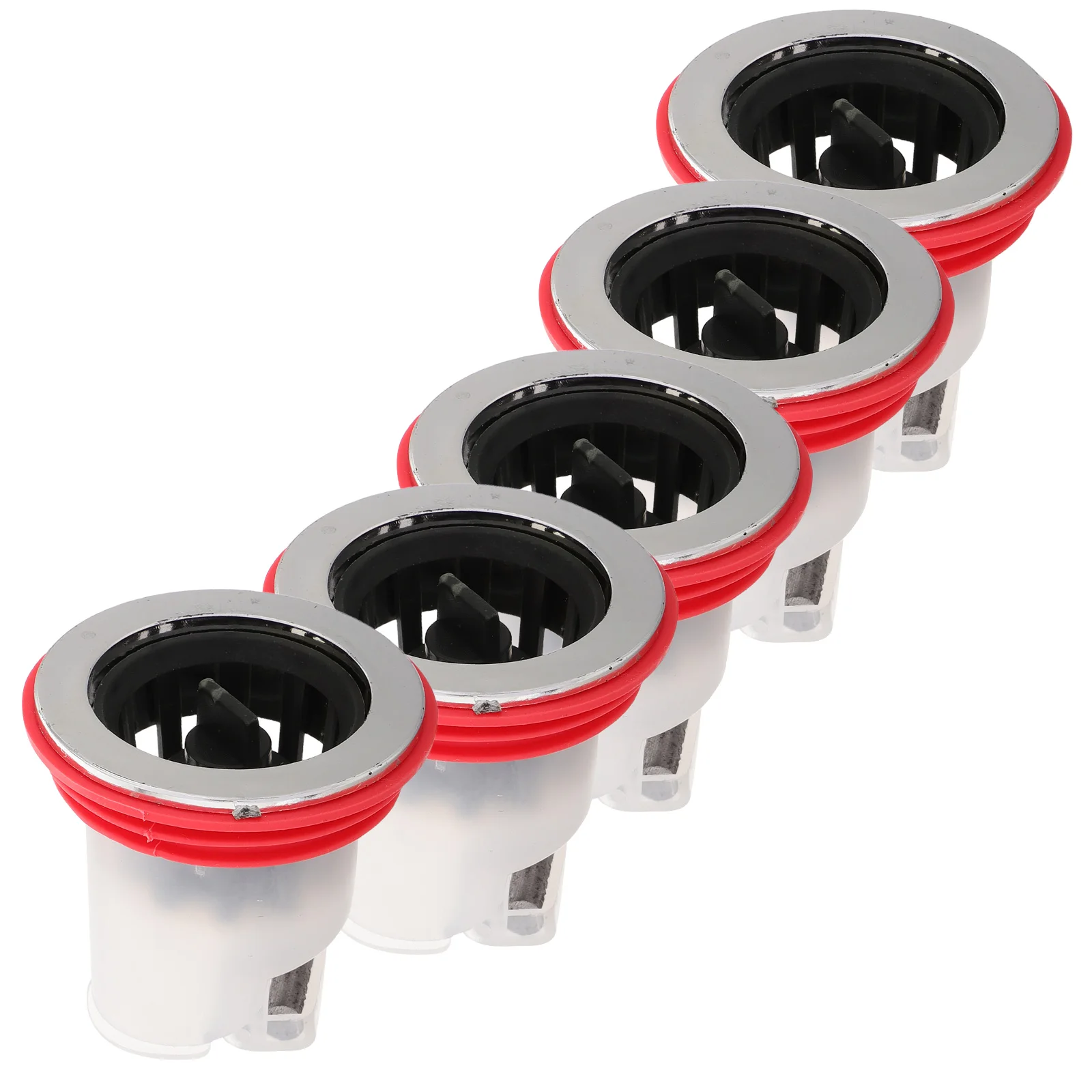 

5pcs Floor Drain Odor Proof Core Anti-Reverse Hair Filtration Universal Fit Bathroom Kitchen Toilet Plumbing Accessories