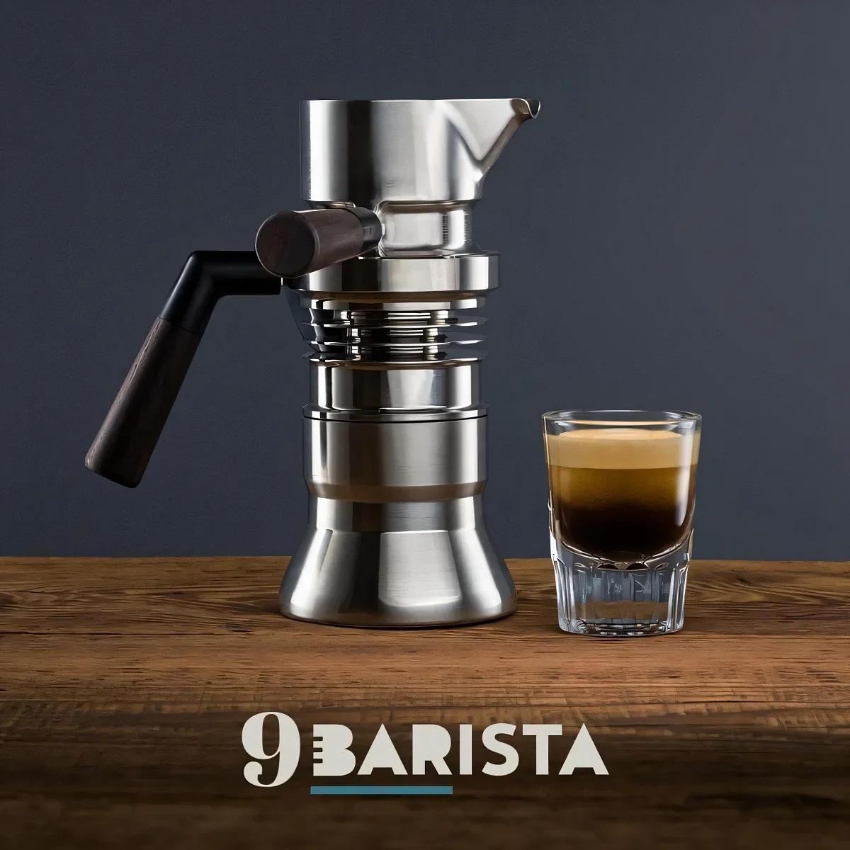 British original 9barista Mk2 coffee machine high pressure extraction outdoor espresso mocha pot 9B