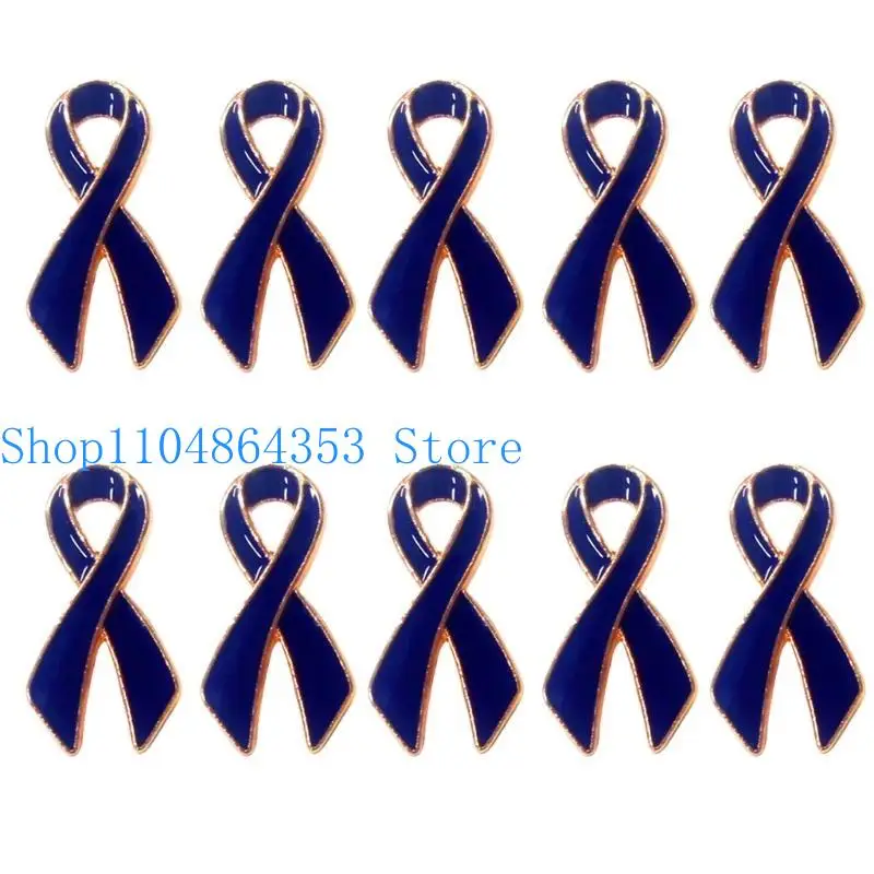 652F Pack Of 10 Versatile Ribbon Badge Brooch Charm For Gift Buyers And Badge Lovers