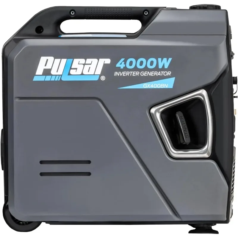 Pulsar Gx400 Miljard, 4000W Draagbare Superstille Dual Fuel & Parallel Vermogen, Rv-Ready, Handvat En Wielen, Met Co-Schildwacht