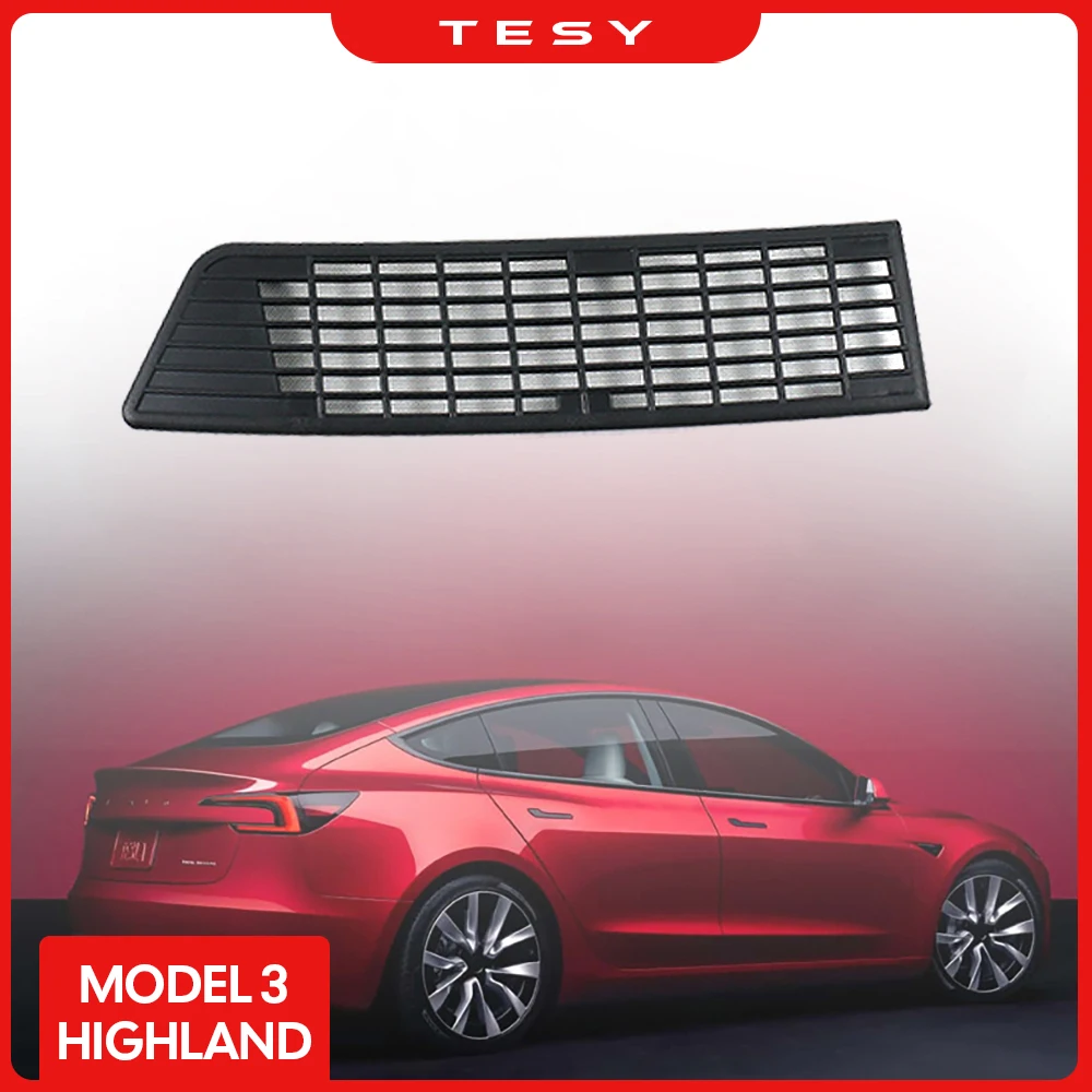 For 2024 Tesla New Model 3 Highland Air Flow Vent Cover Trim Anti-Blocking Prevention Intake Cover Accessories