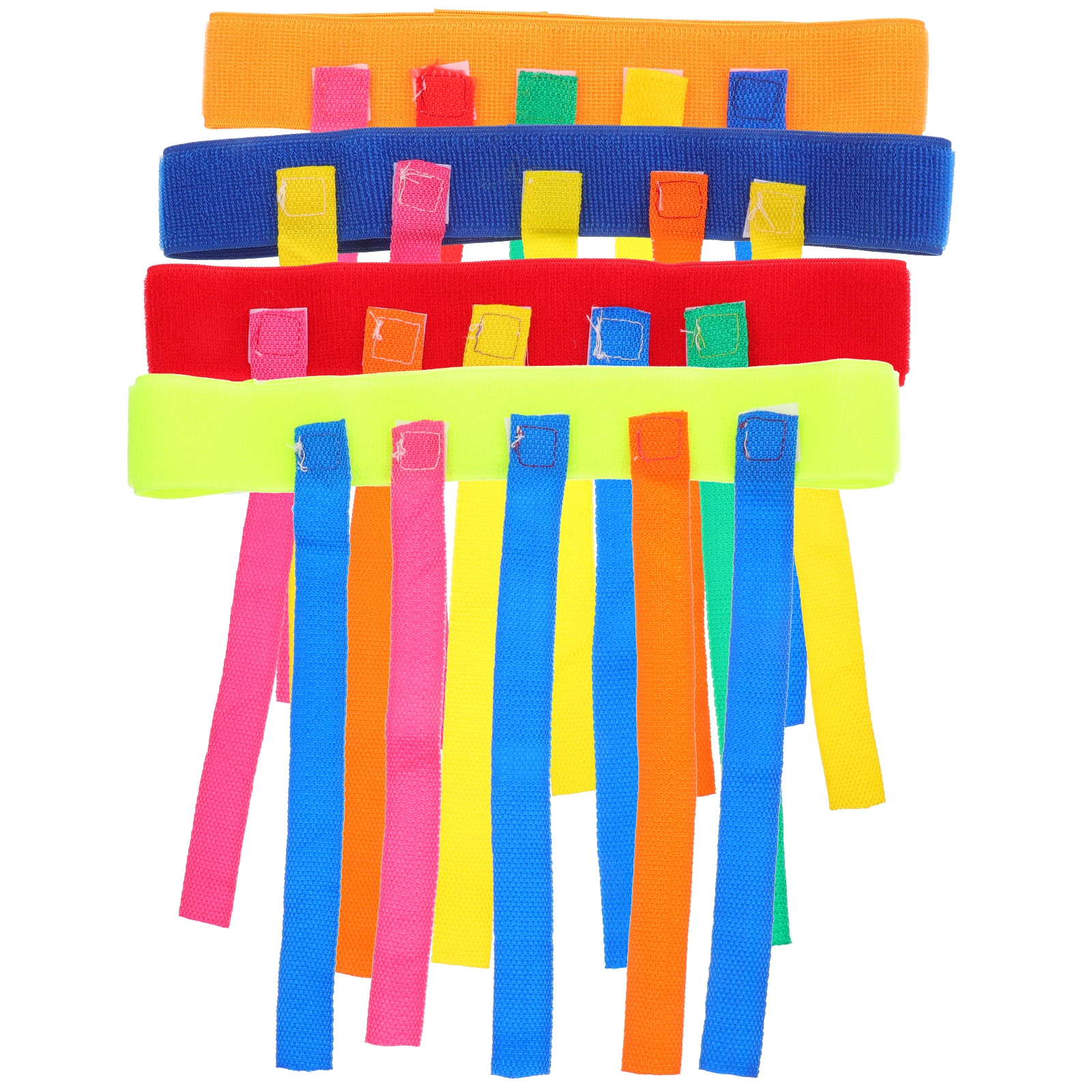 

4pcs Toy Tail Catch Game Belts Oxford Fabric Outdoor Agility Training Educational Toys Kids Motor Skills Coordination