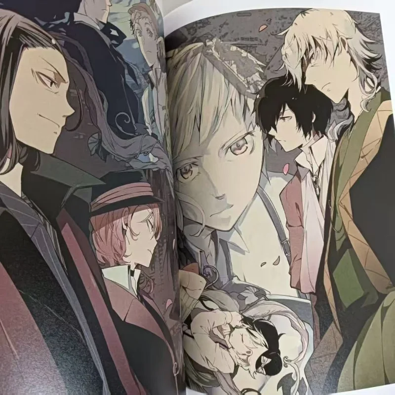 Bungo Stray Dogs Ilustracje Kreskówki Książki z grafiką Album fotograficzny Malowidła Antologia Harukawa 35 Prac Plastycznych Książka Anime