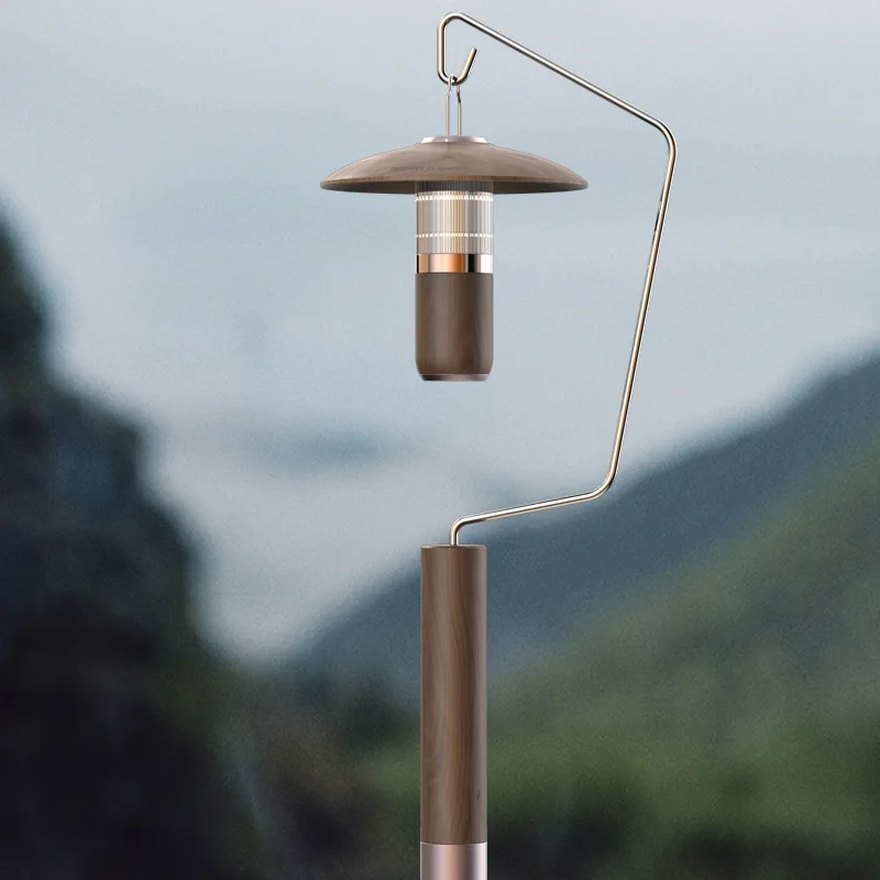 Camping Tabletop Lantern Stand Rack Detachable Light Stand Lantern Hangers Universal Desktop Lighting Hanging Hooks Racks