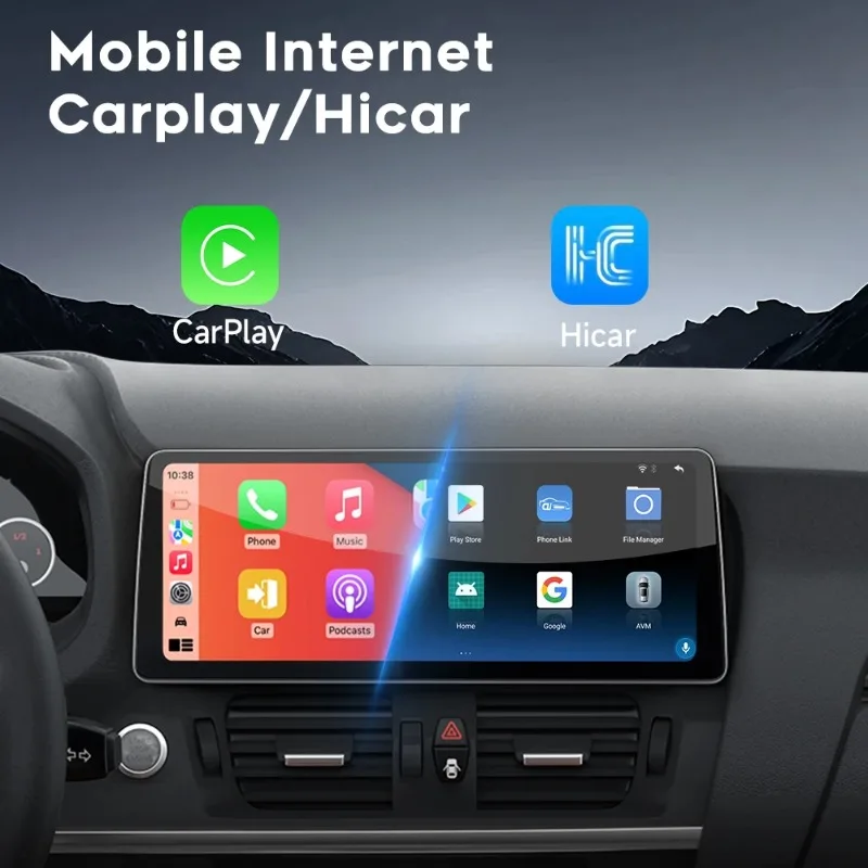

12.3" Screen 8 Core Touch Multimedia Radio Player System Carplay Audio Player Android 14 Car Stereo X1 X3 2 3 Series EVO