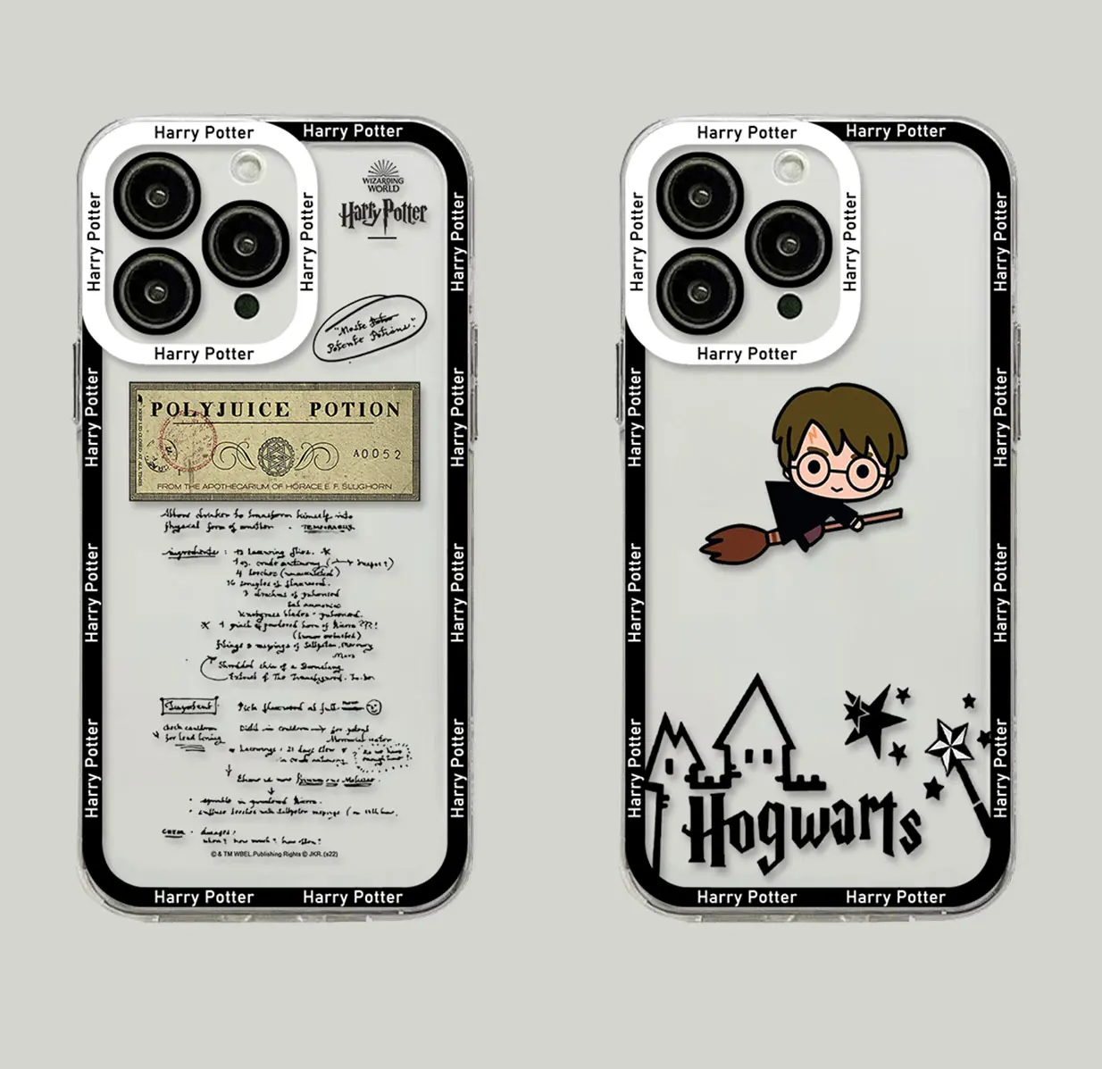 Hot Magic Movie Harry Potter Phone Case For iPhone 15 14 13 12 Mini 11 Pro Max X XR XS 8 SE Plus Soft Silicone Transparent Cover