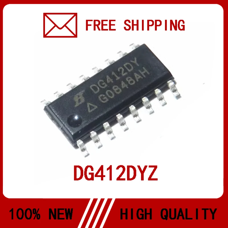 

15 шт./лот DG412DY DG412 DG412DYZ sop-16 100% новый микросхема высокого качества