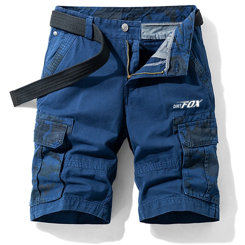 DIRTFOX Herren Radfahren MTB Shorts Motocross Racing Downhill Kurze Hosen Sommer Fahrrad Cargo Shorts Enduro Mountainbike Hose 4