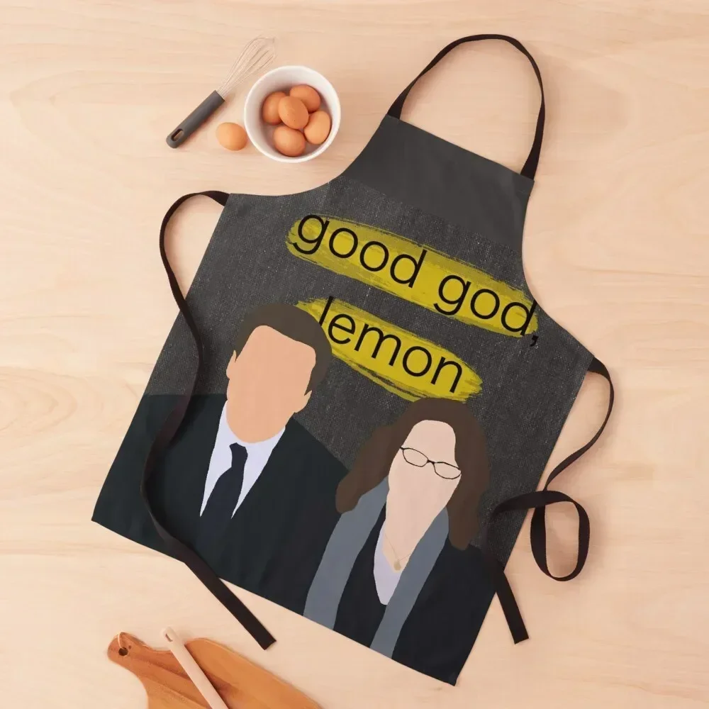 

30 Rock Jack and Liz Apron Salon Nursing Kitchen Apras Man Apron