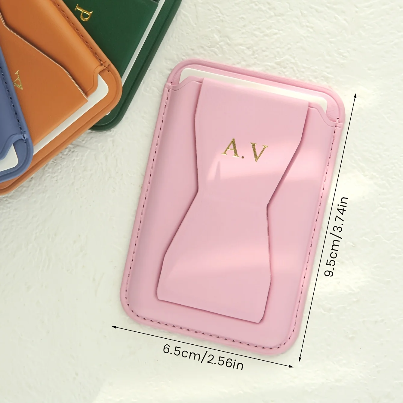 Customized Name Anti-theft Leather Card Holder for Magsafe Phone Safety Accessories Wallet Case for Apple 17 16 15 14 13 Pro Max