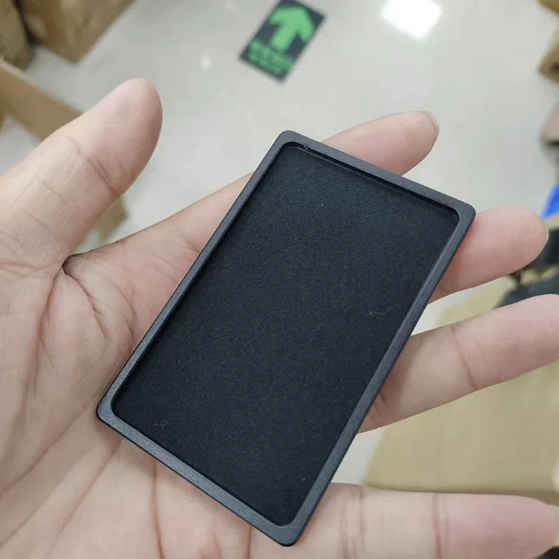 coin key tray storage organizer for Card Holder Rfid Aluminum Case Metal Wallet Men Slim Business Cardholder Cash image 2